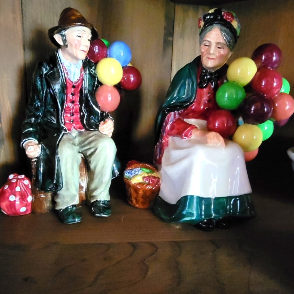 Royal Doulton Balloon Sellers Figurine Set